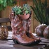 Western Cowboy Boot Planter