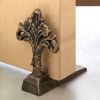 Cast Iron Antique-Look Fleur de Lis Door Stopper