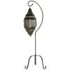Moroccan Iron Candle Lantern with Stand