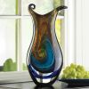 Swirled Art Glass Vase