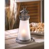 Lighthouse Frosted Candle Lamp