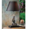 Dark Shade Buddha Table Lamp