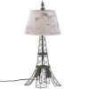 Eiffel Tower Wire Frame Table Lamp