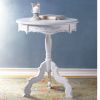 Romantic Three-Legged Carved Pedestal Table