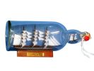 Cutty Sark Model Ship in a Glass Bottle 11""