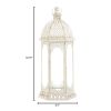 Vintage-Look Distressed Candle Lantern - 20 inches