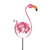 Pink Flamingo Wind Spinner Yard Stake