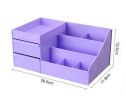 High-quality Elegant Desktop Storage Boxe For Stationery Sundry,Purple