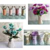 Simple Artificial Flowers Rattan Vase For Home / Office / Hotel / Garden -A24