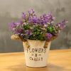 Artificial Flowers for Wedding/ Party Table Ornaments-Purple Eucalyptus