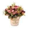 Artificial Flowers for Wedding/ Party Table Ornaments-Pink Rose