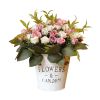 Artificial Flowers for Wedding/ Party Table Ornaments-Pink and White Rose