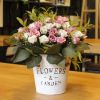 Artificial Flowers for Wedding/ Party Table Ornaments-Pink and White Rose