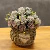 Artificial Flowers Cafe Decoration Table Ornaments-Lucky Flower (Light Purple)