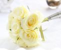 Home Decoration Artificial Plants Wedding Bouquet Artificial Flowers -Rose D