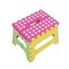 Plastic Lightweight Foldable Step Stool Folding Stools for Kids Red/Yellow/Green