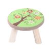 Beautiful Round Stool Footstool Bench Seat Foot Rest Ottoman Detachable Cover, 3 Legs