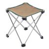 Portable Folding Chair Stool Camping Chairs Fishing Train Travel Paint Outdoor, Grand Khaki