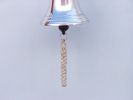 Chrome Hanging Anchor Bell 12""