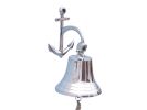 Chrome Hanging Anchor Bell 12""