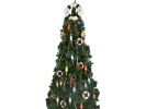 White Lifering with Blue Bands Christmas Tree Topper Decoration