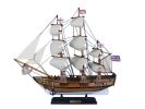 Wooden Charles Darwins HMS Beagle Tall Model Ship 20""