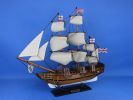 Wooden Charles Darwins HMS Beagle Tall Model Ship 20""