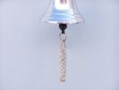 Chrome Hanging Ship's Bell 6&quot;