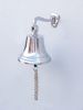 Chrome Hanging Ship's Bell 11&quot;