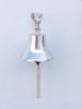 Chrome Hanging Ship's Bell 9&quot;