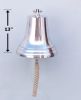 Chrome Hanging Ship's Bell 18""
