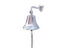 Chrome Hanging Ship's Bell 11&quot;