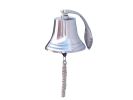 Chrome Hanging Harbor Bell 10&quot;