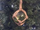 Green Japanese Glass Ball Fishing Float Decoration Christmas Ornament 2""