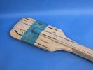 Wooden Herring Cove Decorative Squared Rowing Boat Oar w/ Hooks 24&quot;