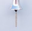 Chrome Hanging Ship's Bell 9&quot;