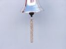 Chrome Hanging Harbor Bell 7&quot;