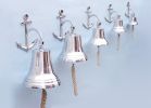 Chrome Hanging Anchor Bell 10""