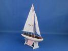 Wooden It Floats 12"" - Pink Floating Sailboat Model