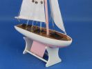 Wooden It Floats 12"" - Pink Floating Sailboat Model