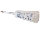 Wooden Rustic Welcome to the Beach Decorative Rowing Boat Oar 62""