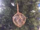 Clear Japanese Glass Ball Fishing Decoration Christmas Ornament 4&quot;