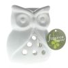 White Ceramic Owl Oil Warmer