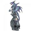 Dragon and Skull Statue with Jewel
