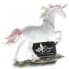 Unicorn with Crystals Figurine