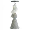 White Cockatoo Candle Holder - 12 inches