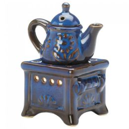 Blue Teapot and Stove Oil Warmer