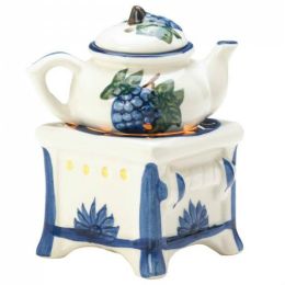 Country Teapot and Stove Oil Warmer