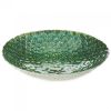 Peacock Feathers Decorative Glass Bowl