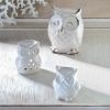 White Porcelain Owl Oil Warmer